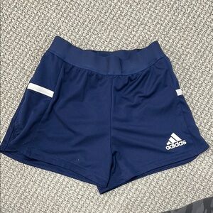 Adidas Women's Team 19 Running Shorts Navy Small